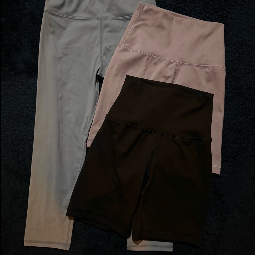 Kids Leggings and Shorts - Blue,black,purple